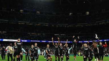 Champions League: Arsenal Disgrace Real Madrid, Inter Milan Knockout Bayern – See Semi-finals Fixtures